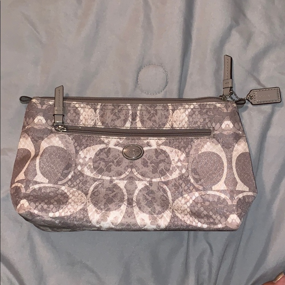 AUTHENTIC Coach makeup bag